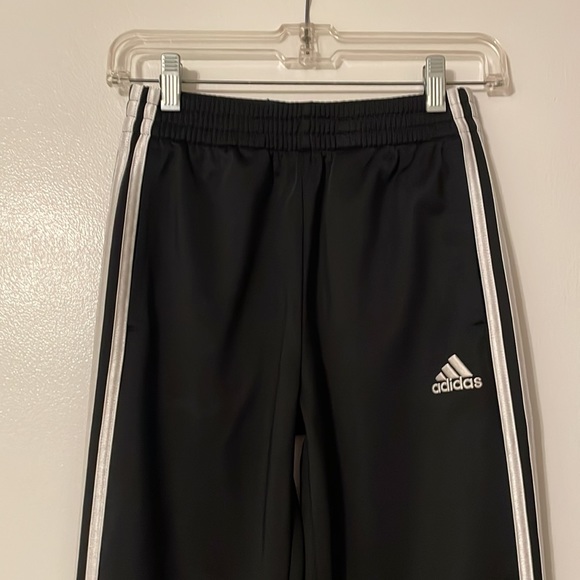 Adidas Youth Iconic Tricot Black Track Jogger Pants. - Picture 2 of 11